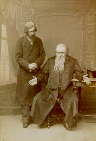 Szene aus Alexander Ostrovskys Stück Es ist eine Familienangelegenheit, Maly Theater, Moskau, Russland von Unbekannt
