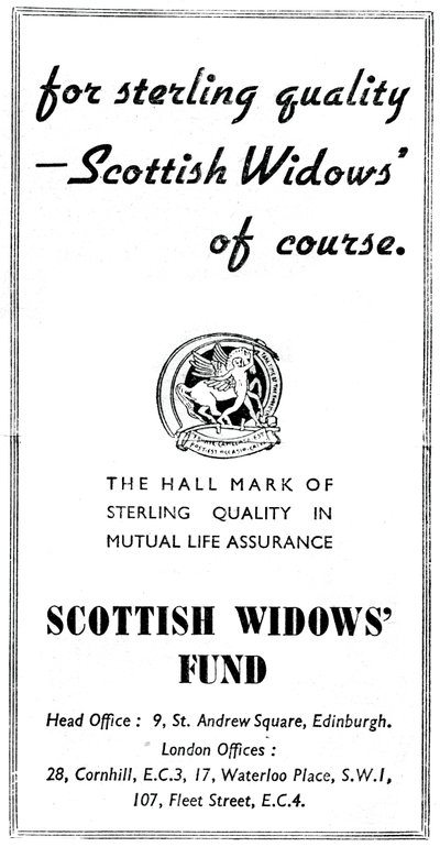 Scottish Widows Fund, 1938 von Unbekannt