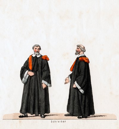 Schreiber, Kostümentwurf für Shakespeares Stück, Heinrich VIII von Unbekannt