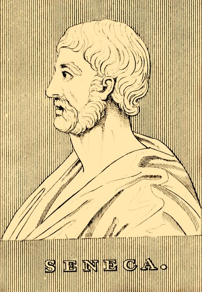 Seneca, um 4 v. Chr.-65 n. Chr., 1830 von Unbekannt