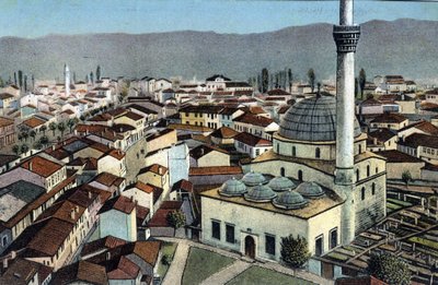 Serbien, Monastir: Ansicht einer Moschee, Monastir heißt jetzt Bitola und liegt in Mazedonien - Postkarte 1914-1918 von Unbekannt