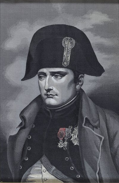 Seidenweberei Porträt von Kaiser Napoleon I. Bonaparte 1769-1821 von Unbekannt
