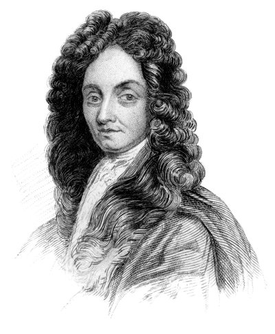 Sir Christopher Wren, englischer Architekt, Designer, Astronom und Geometer, um 1850 von Unbekannt