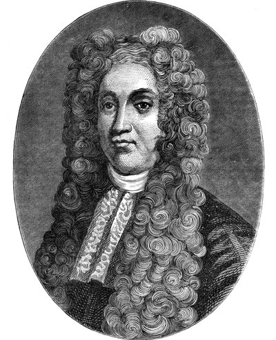 Sir Hans Sloane, englischer Arzt, Naturforscher und Sammler, ca. 1793-1878 von Unbekannt