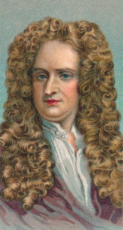 Sir Isaac Newton, englischer Mathematiker, Astronom und Physiker von Unbekannt