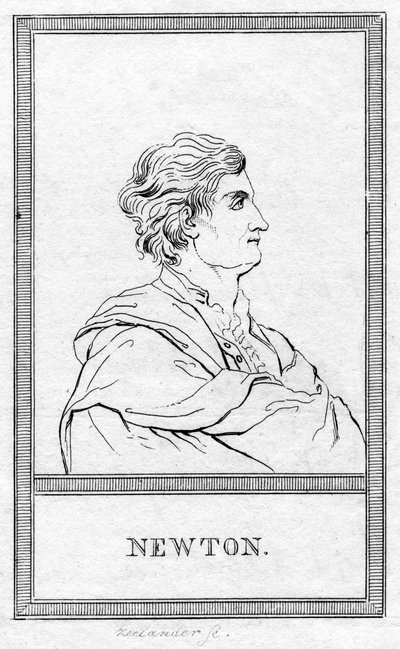 Sir Isaac Newton, englischer Mathematiker, Astronom und Physiker von Unbekannt