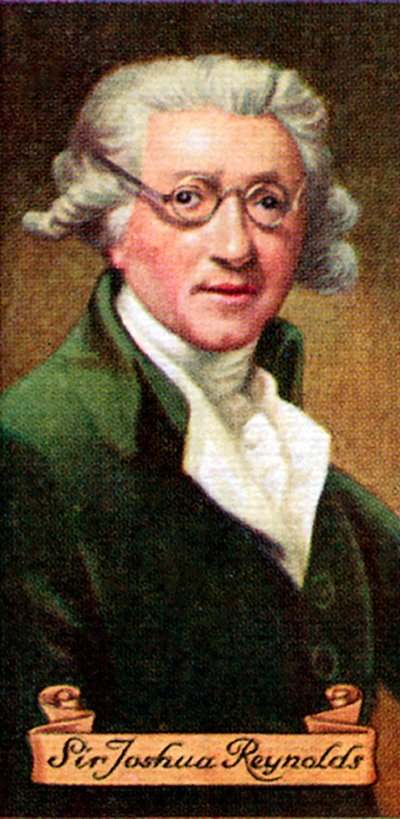 Sir Joshua Reynolds, aus einer Serie von Zigarettenkarten, 1935 von Unbekannt