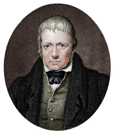 Sir Walter Scott, 1. Baronet, schottischer Historienromanautor und Dichter, 1877 von Unbekannt