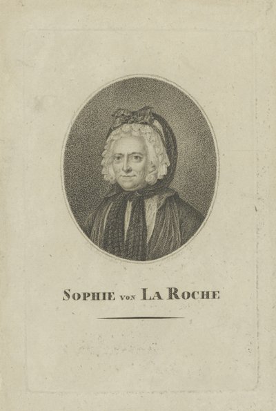 Sophie von La Roche, geborene Gutermann von Gutershofen 1730-1807, um 1800 von Unbekannt