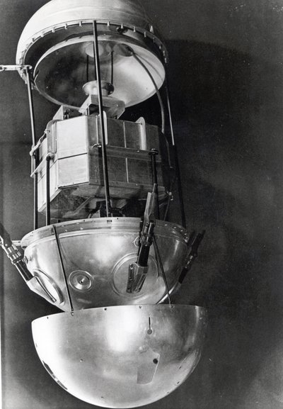 Sputnik 1, russischer Satellit, 1957 von Unbekannt