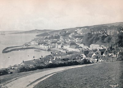 St. Mawes - Blick auf den Hafen und die Burg, 1895 von Unbekannt