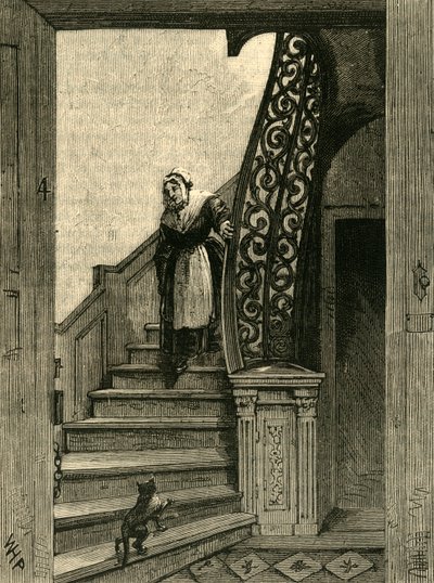 Treppe im Southampton House, ca. 1872 von Unbekannt