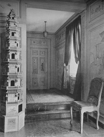 Treppen vom Flur zur Speisesaaltür, Haus von Mrs. W.K. Vanderbilt, New York City, 1924 von Unbekannt