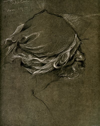 Studie für Die Meeresjungfrau, von Herbert J. Draper, 1899 von Unbekannt