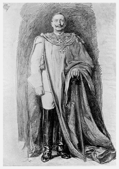 Studie für das Emailleporträt von Kaiser Wilhelm II. von Deutschland, 1901 von Unbekannt