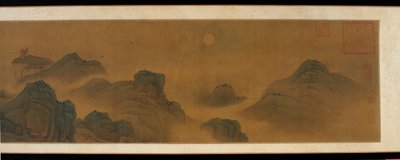 Sonne und Mond über Land und Meer, 17.-18. Jahrhundert von Unbekannt