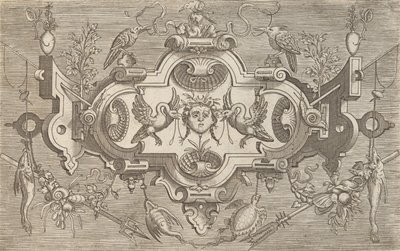 Targhe ed altri ornati di varie e capricciose invenzioni Cartouches und andere Ornamente o..., 1773 von Unbekannt