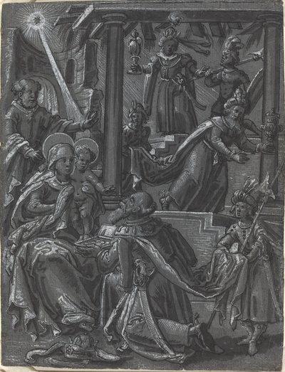 Die Anbetung der Könige von Unbekannt