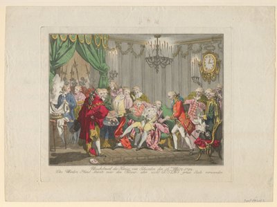 Die Ermordung von König Gustav III. am 16. März 1792 von Unbekannt