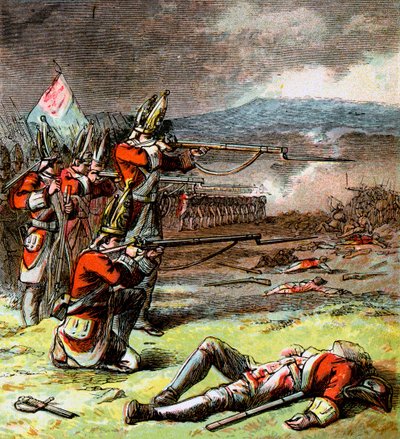 Die Schlacht von Culloden, 1746, um 1850er Jahre von Unbekannt