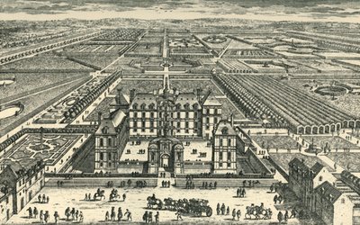 Das Château de la Rochefoucauld, Liancourt, Oise, Nordfrankreich von Unbekannt