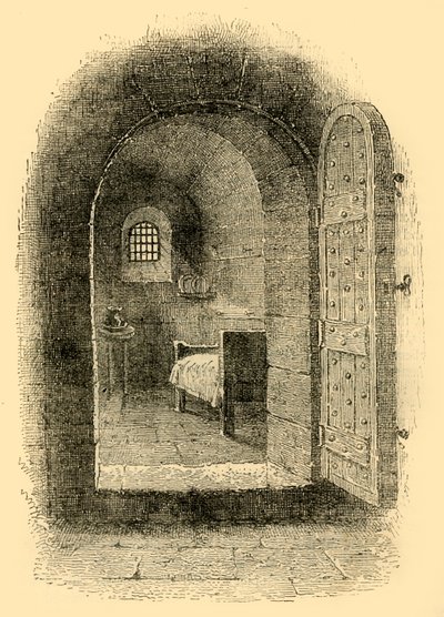 Die Verurteiltenzelle in Newgate, ca. 1872 von Unbekannt