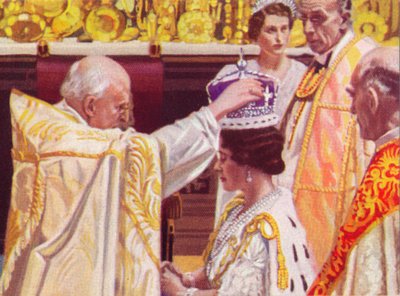 Die Krönung von Königin Elizabeth 1900-2002, 1937 von Unbekannt
