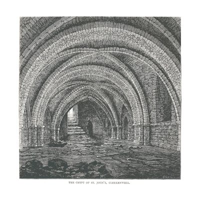 Die Krypta von St. Johns, 1878 von Unbekannt