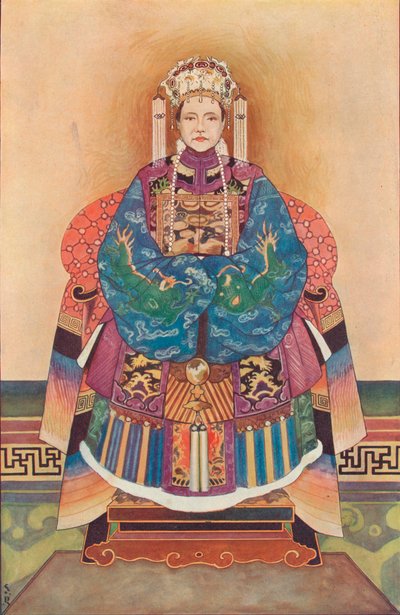 Die Kaiserinwitwe von China von Unbekannt
