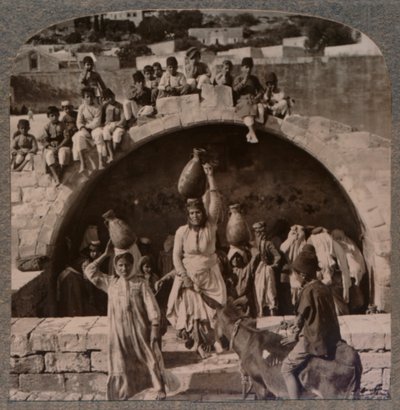 Der Brunnen der Jungfrau, Nazareth von Unbekannt