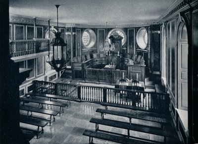 Der General Court im Kapitol von Williamsburg von Unbekannt