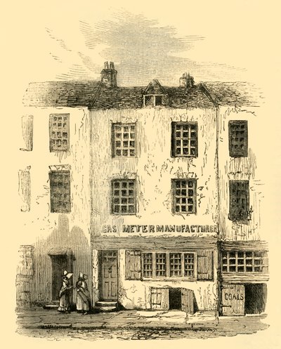 Das Geisterhaus in Cock Lane, um 1872 von Unbekannt