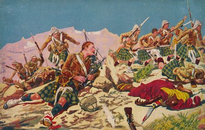 Die Gordon Highlanders. Wie Piper Findlater das V.C. in Dargai gewann, 1897 von Unbekannt