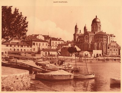 Der Hafen und die Kirche, Saint Raphael von Unbekannt