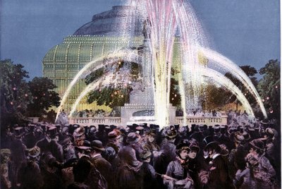 Die Internationale Erfindungsausstellung, Kensington, London, August 1885 von Unbekannt
