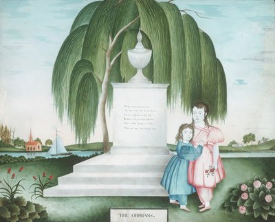 Die Waisen, ca. 1830 von Unbekannt