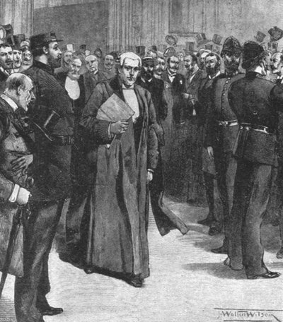 Die Passage des Home Rule Bill vom Unterhaus zum Oberhaus, 2. September 1893, 1901 von Unbekannt