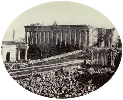 Die Peter-und-Paul-Kathedrale in Sewastopol nach dem Krimkrieg, Krim, späte 1850er Jahre von Unbekannt