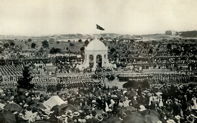 Proklamation des Commonwealth of Australia in Sydney am 1. Januar 1901 von Unbekannt
