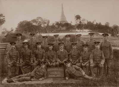 Der Stab des Quartiermeisters des 1. Royal Munster Fusiliers, Rangoon, Burma, 1913 von Unbekannt