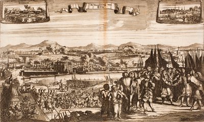Die Belagerung von Bonn, aus: Schauplatz des Krieges von Unbekannt