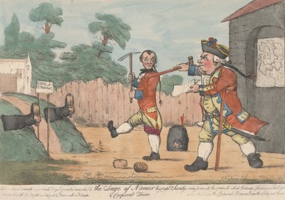 Die Belagerung von Namur durch Captain Shandy und Corporal Trim Tristram Shandy von Unbekannt