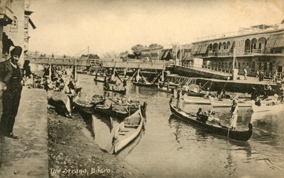 Die Strandpromenade, Basra, ca. 1918-1939 von Unbekannt