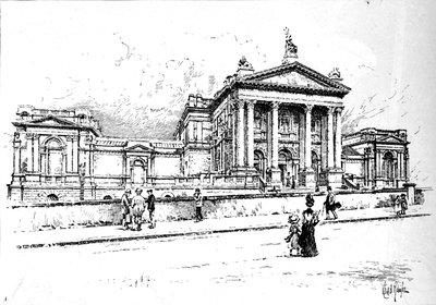 Die Tate Gallery National Gallery of British Art von Unbekannt