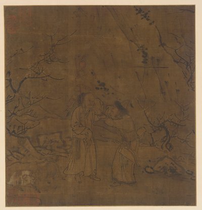 Der tränenreiche Abschied von Su Wu und Li Ling, Ming-Dynastie, 1368-1644 von Unbekannt