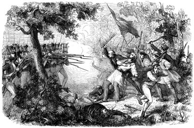 Der Tod von Thom, alias Sir William Courtenay, Dunkirk, Kent, 1838 von Unbekannt