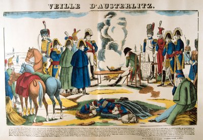 Der Vorabend von Austerlitz, 1. Dezember 1805, 19. Jahrhundert von Unbekannt