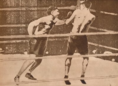 Die ersten drahtlosen Fotografien von Amerika nach England wurden am 25. September gesendet - Dempsey gegen Tunn von Unbekannt