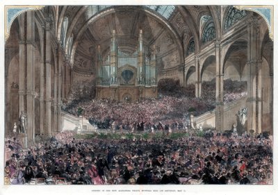 Die Eröffnung des neuen Alexandra Palace, Muswell Hill, 1. Mai 1875 von Unbekannt