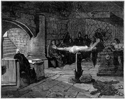 Die außergewöhnliche Frage, extreme Form der Folter, 1882-1884 von Unbekannt